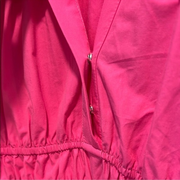 Anthropologie style Ces Femme Vibrant Pink Midi Dress size L - Picture 2 of 6